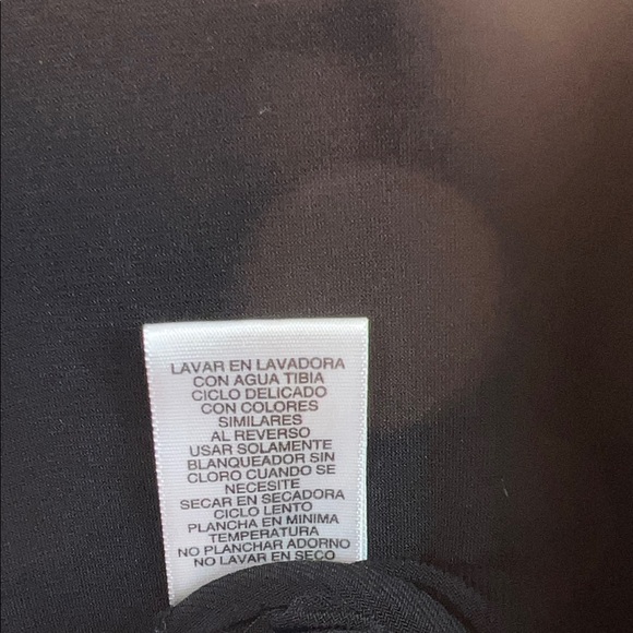 Liz Claiborne Black Mini Dress with Gold Detailing - Picture 10 of 10